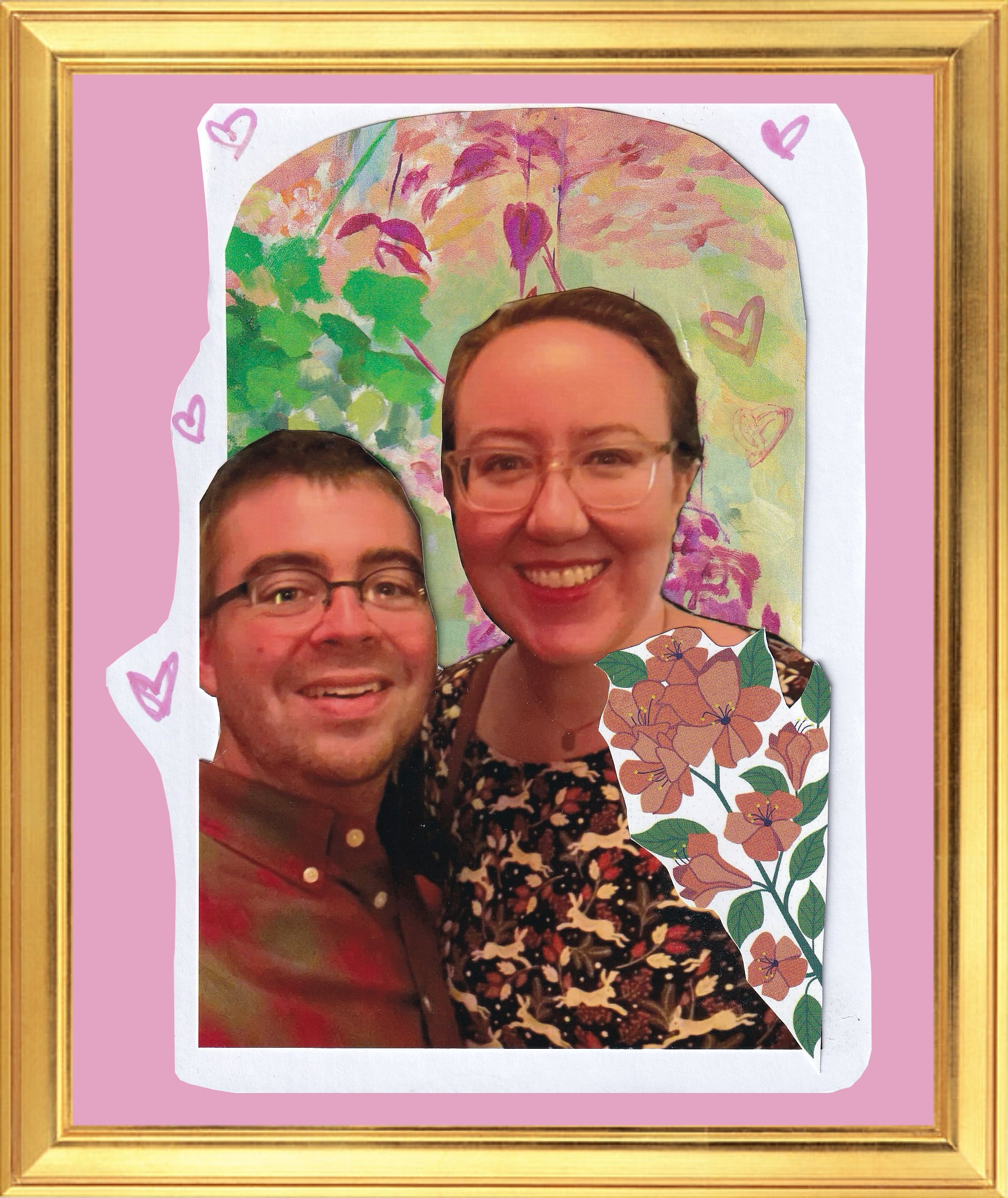 Kevin and Leslie from a vision board